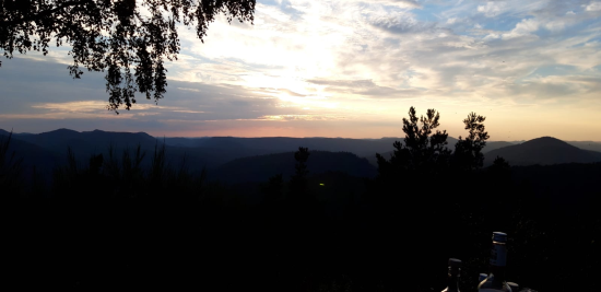 Wanderung Sonnenuntergang an der Hirtzeck-Aussicht, 
05. September 2021